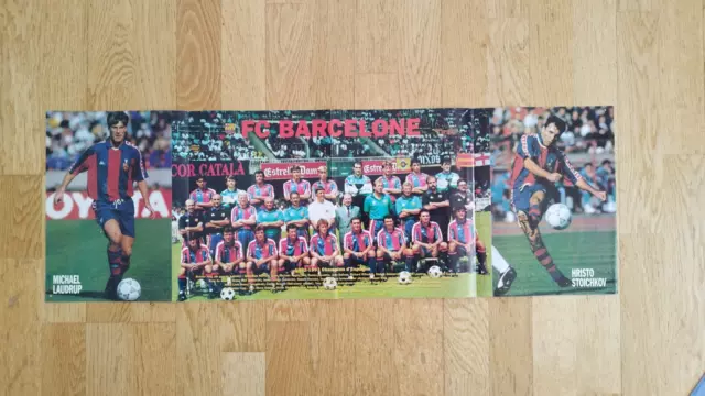 Poster FC Barcelone 1993 Foot Football Soccer vintage affiche 93 Barcelona