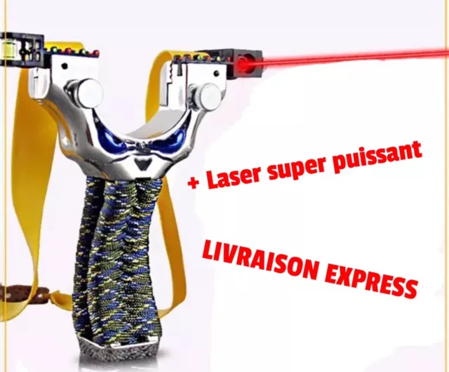 Fronde Laser A Tige Télescopique De Haute Précision Tir Chasse