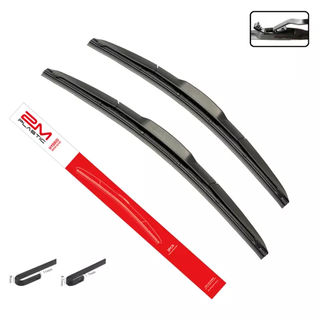 Front Hybrid Windshield Wiper Blade For CHEVROLET Silverado 1500 99-07 1500 HD