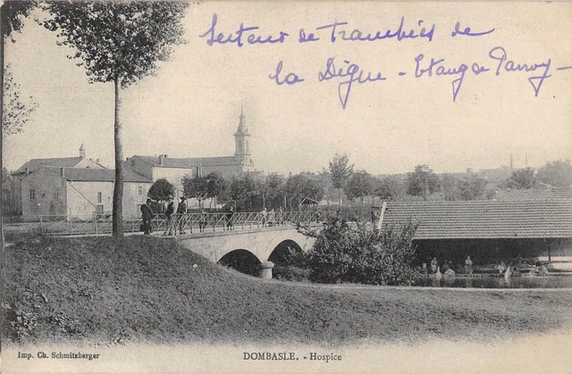 Cpa 54 Dombasle Hospice