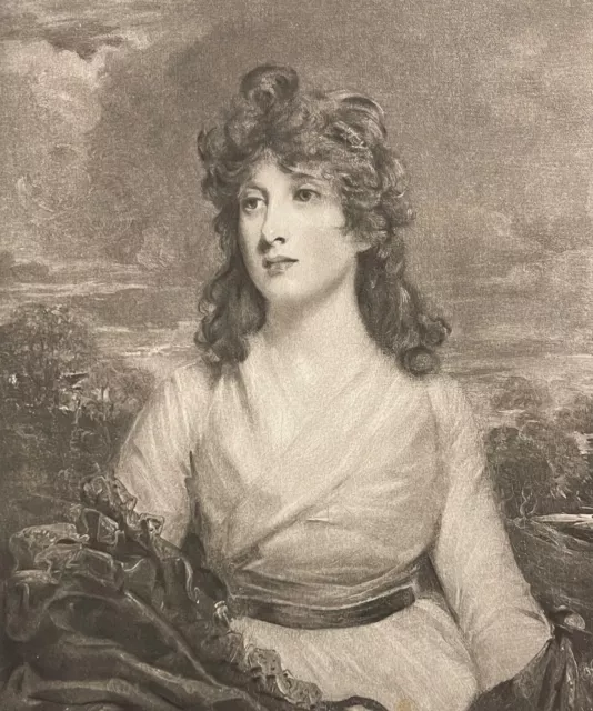 Lady Charlotte Feversham John Hoppner 1758-1810 estampe Héliogravure 1910