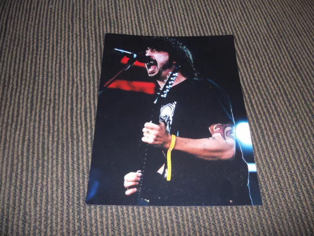 Dave Grohl Nirvana Foo Fighters Live Concert 8 x 10 Color Photo #1