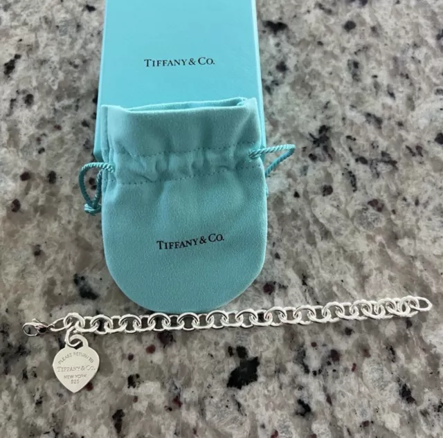 Tiffany & Co. Heart Tag Charm Bracelet