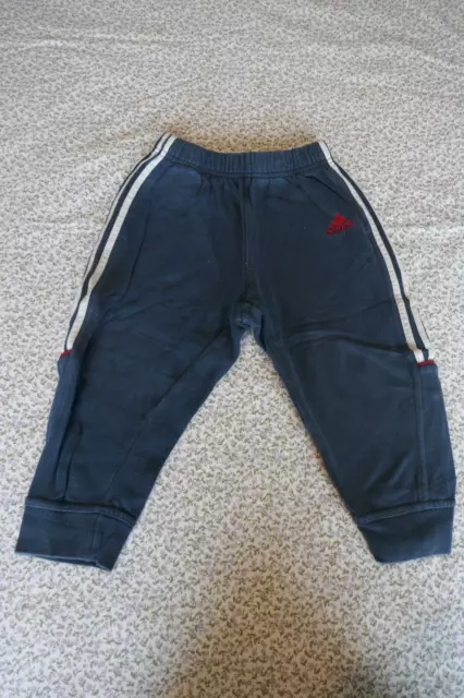 Jogging bleu marine (100% coton) T. 3 ans ADIDAS