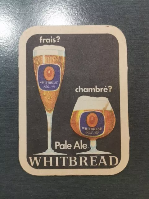 Whitbread Pale Ale Sous Bock Bierdeckel Beer Mats Coasters Number 164