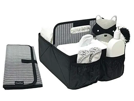 Baby Diaper Caddy and Car Organizer for Accessories Large Portable Boy or Girl