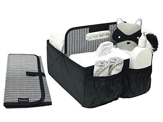 Baby Diaper Caddy and Car Organizer for Accessories Large Portable Boy or Girl