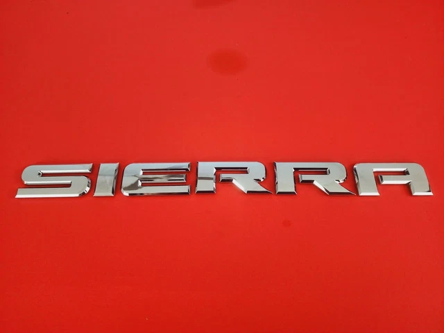 2007-2018 Gmc Sierra Side Left Right Emblem Badge Symbol Chrome Oem Sign 2010