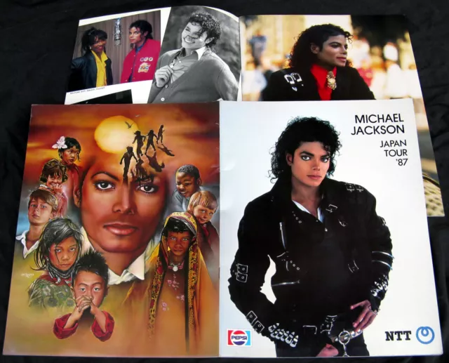 Michael Jackson Programme BAD WORLD TOUR Program GIANT Japanese JAPAN 1987