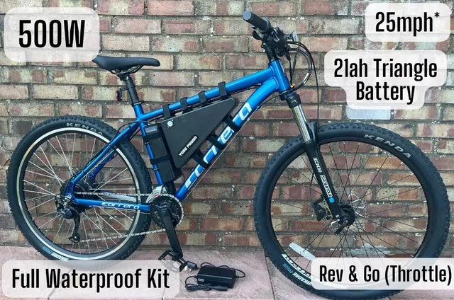 BRAND NEW CARRERA Vulcan W500W Electric E Bike Rev Go 21AH Extra Large Battery 850.00 PicClick UK