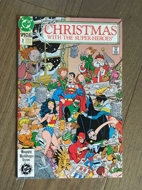 Christmas With Super-Heroes # 2 Vf Dc Comics 1989