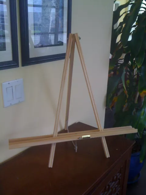 New Wooden Easel, Natural, 24x21 inches