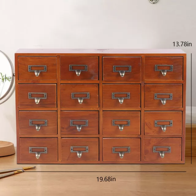 URTR Classic Wood 4-Drawer Storage Cabinet Dresser Storage Tower 4-Tier Storage Shelves with Removable Fabric Storage Box, Brown