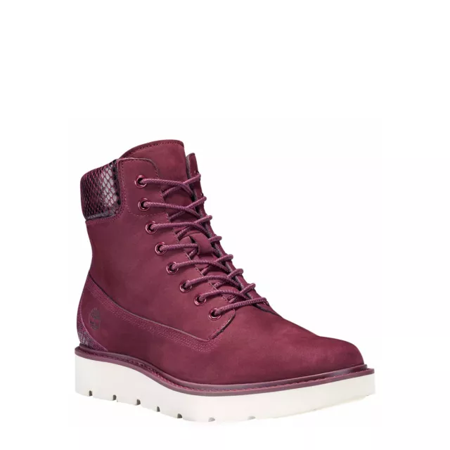 Timberland Women's Kenniston Lace-up Sneaker Boot in Burgundy (TB0A1ISA)