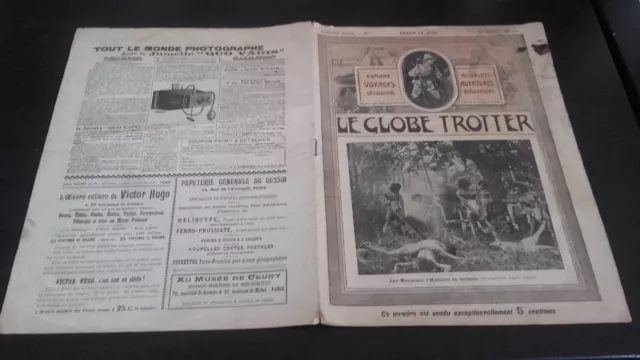 Le Globe Trotter Parait Le Jeudi N°1 Editeur J. Rouff Paris 6 Fevrier 1902 Abe