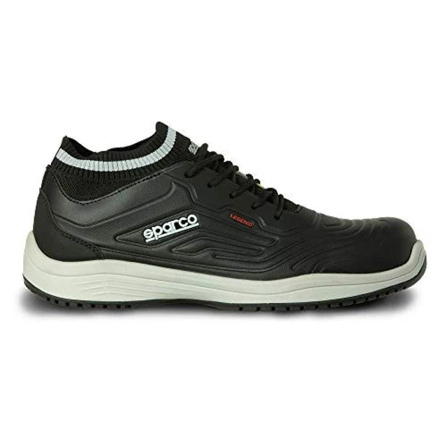 (TG. 48 EU) Sparco Teamwork Scarpa Antinfortunistica da Lavoro, NERO/GRIGIO, 48
