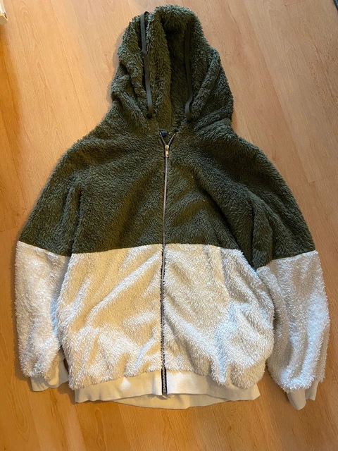 Teddyjacke Damen Oversize - Flauschige Fleecejacke Für Winter & Lounge