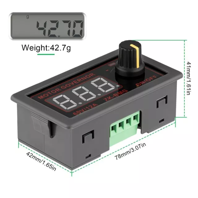 Contrôleur de vitesse moteur précis PWM DC pour différentes applications de m