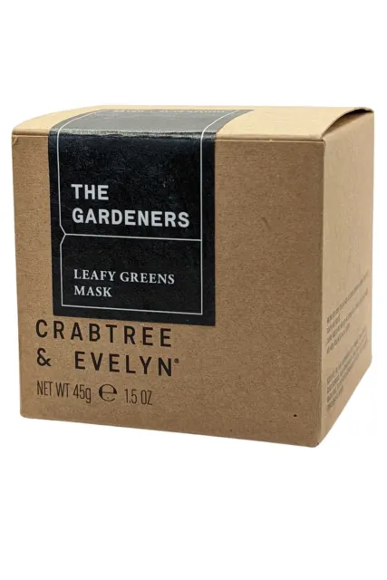 Crabtree Evelyn The Jardiniers & Visage Masque 45g -feuilles Greens