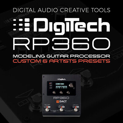 FX Digitech GNX3 Guitare Processeur FX Presets artiste Tones 1200 Patches-Amps 