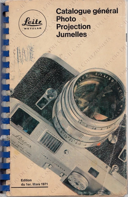 Leitz Leica Catalogue general Photo Projection Jumelles *booklet