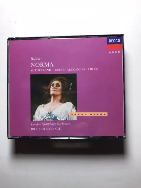 Bellini Norma CD Sutherland , Horne,  Alexander and Cross