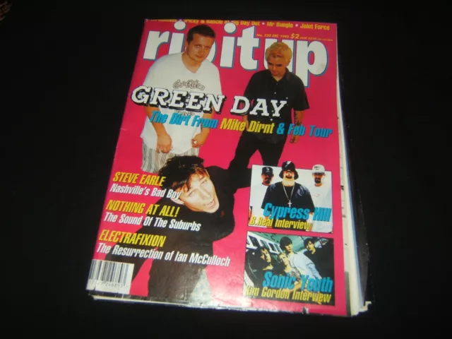 Rip It Up Magazine New Zealand Green Day Sonic Youth Cypress Hill Steve Earle
