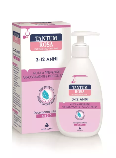 Angelini Tantum Rosa Tägliche Unterwäsche 3-12 Jahre Reiniger 200ml