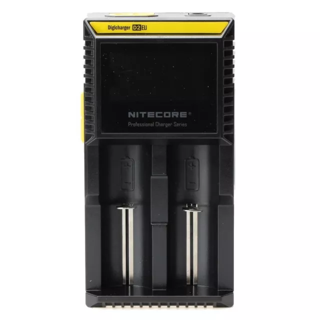 NiteCore DigiCharger D2EU 2-Schacht Ladegerät mit LCD