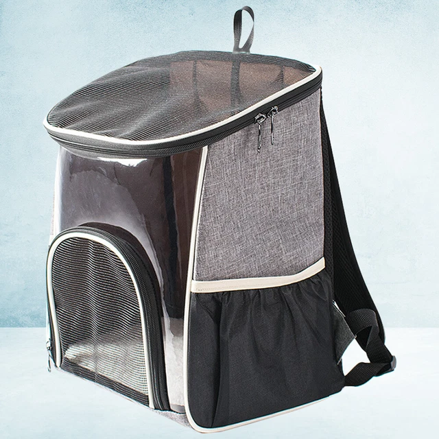 1 pieza Mochila para mascotas Mochila portátil para mascotas Bolso de hombro creativo para