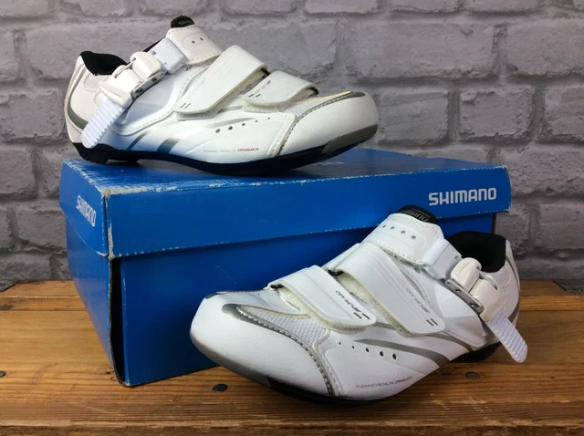 Shimano Damen Dynalast Wr42 Spd-Sl Strassenschuh Fahrrad Weiss Uvp £ 85 Verschiedene Grössen*
