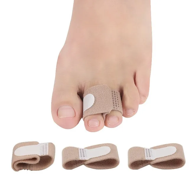 Toe Splint Straightener Toe-Corrector Non-Slip Toe Brace Strap Broken Hammer Toe