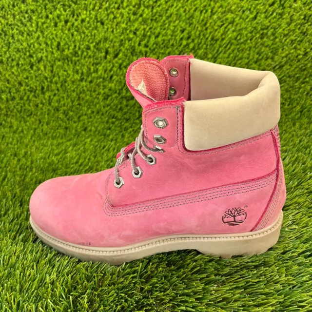 TIMBERLAND PREMIUM 6 Inch Womens Size 8.5M Pink Classic Outdoor Boots ...