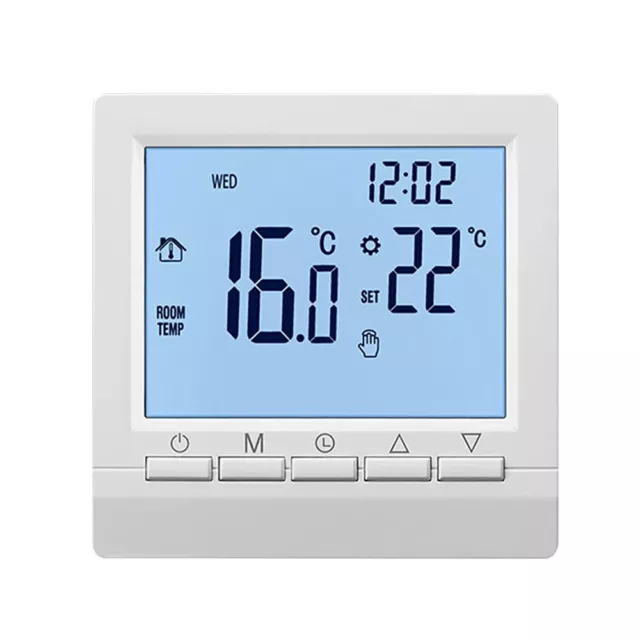 Programmable Digital Underfloor Heating Thermostat Room Temperature Controller
