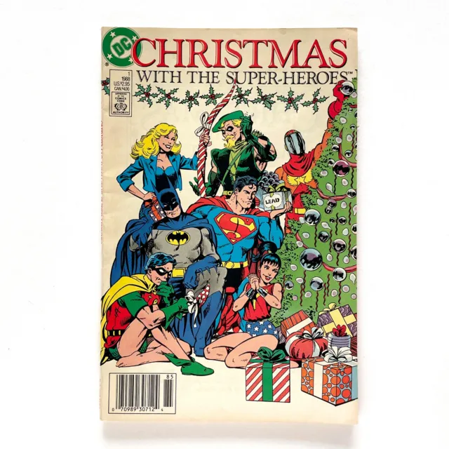 Christmas With The Super-heroes No. 1 1988 Superman Batman Teen Titans DC Comics