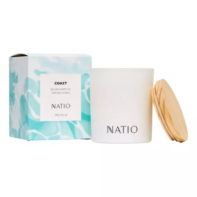 NEW Natio Scented Candle Coast By Spotlight