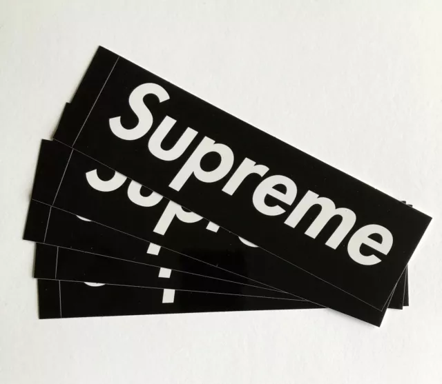 Supreme 2 Box Logo Sticker + 1 Random Stickers 100% Authentic With Tracking