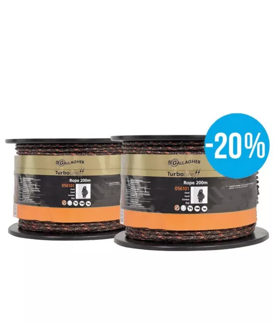 OFFERTA SPECIALE Corda Duopack TurboLine terra 2x200m Gallagher