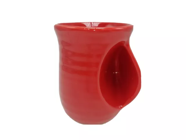 DEI Dennis East Hand Warmer Mug Red Coffee Cup Mug Stoneware Right Hand