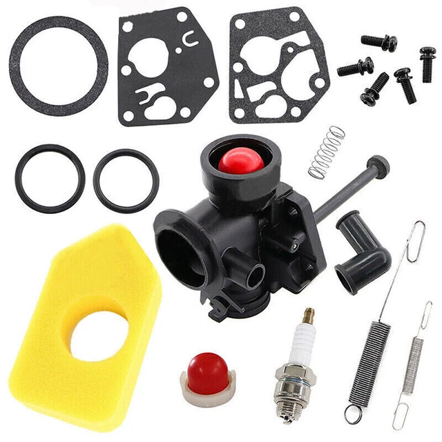 Zilimontt Vergaser-Luftfilter-Set Für Sprint Rasenmäher – Passt 497619, 498809, 498809A, 494406 – Inkl. Zündkerze, Membranen & Dichtungen