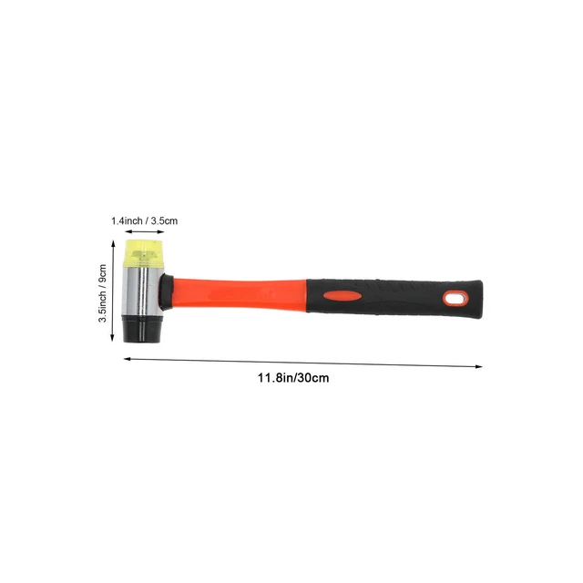 Rubber Mallet Small DoubleFaced Soft Handle Hammer For Flooring Installation