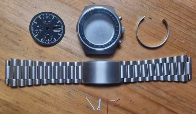 Lorsa Watch kit for ETA Valjoux 7750 swiss made movement -full set -never used