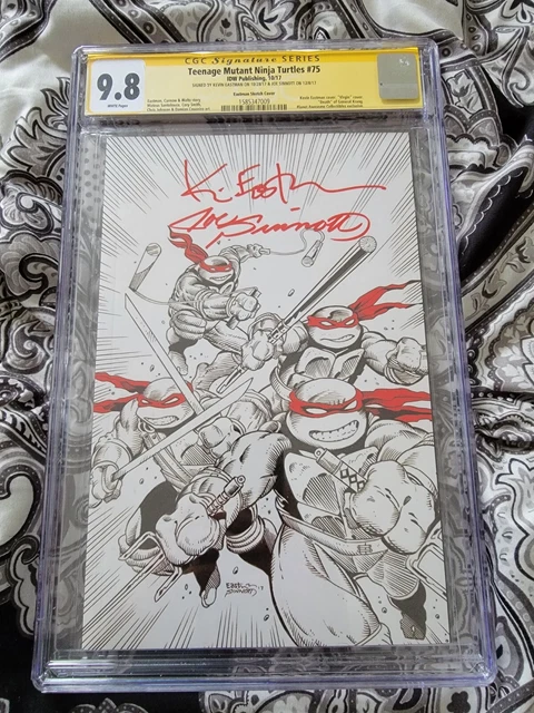 Teenage Mutant Ninja Turtles 75 CGC SS 9.8 Sinnott Eastman Virgin Sketch Variant