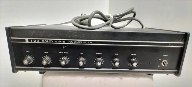 TOA ELECTRIC ソリッドステート PAアンプ TA-266【動作品】 TOA TA-266 Solid State Pa Amplifier Auction (0018-2186570