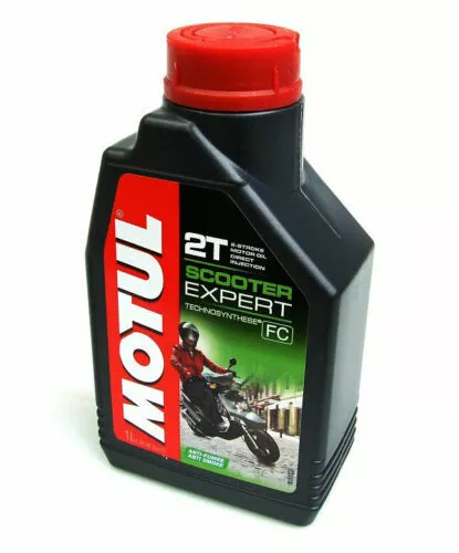 Motul Scooter Expert 2T Semi-Synthetic Oil Injection/Premix 2-Stroke Oil 1 Liter