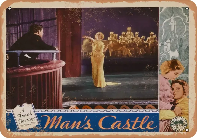 Metal Sign - Man's Castle (1933) 1 - Vintage Look