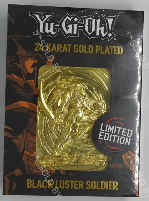 Yugioh! - Black Luster Soldier - 24K Gold Plated Collectable  - Limited Edition