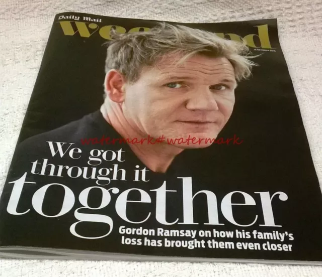 GORDON RAMSEY - Cover & Feature in WEEKEND Magazine, Oct 2016