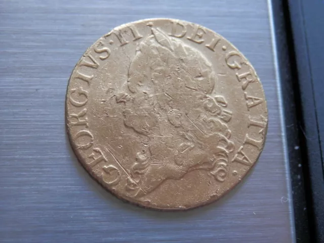 Gold Guinea 1749 KIng George II. Free UK Postage