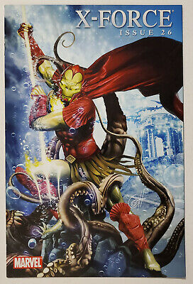 X-Force #26 (2010, Marvel) VF/NM 1:15 Greg Horn "Iron Man by Design" Variant